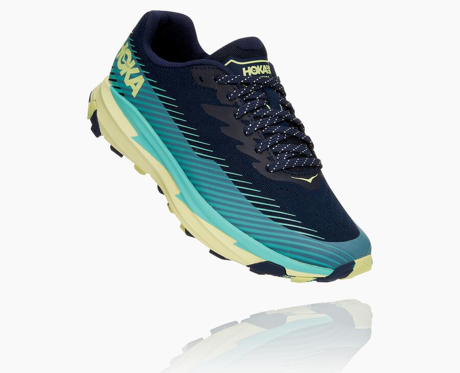 Tenis Trail Hoka One One Feminino Pretas/Menta - Torrent 2 - 018-JGVOSN